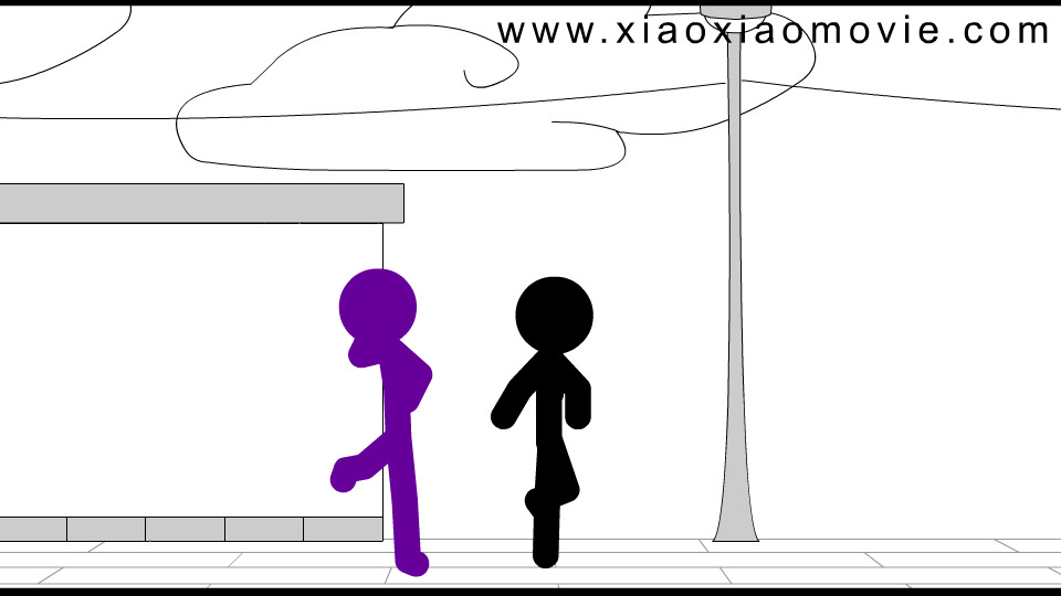 Videos of stick figure fighting - Xiao Xiao 3 animated gif