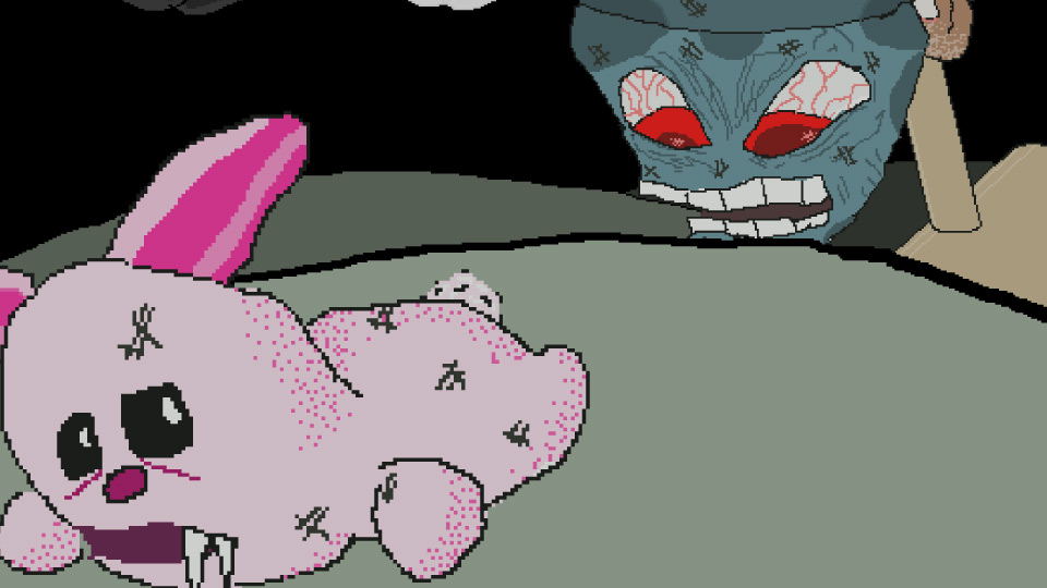 pixelated... bunnies