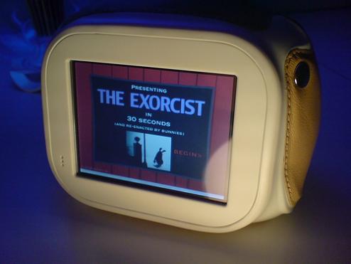 The Exorcist in 30 Seconds Re-enacted by Bunnies playing on the Chumby