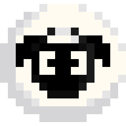 Albino Blacksheep logo pixelated